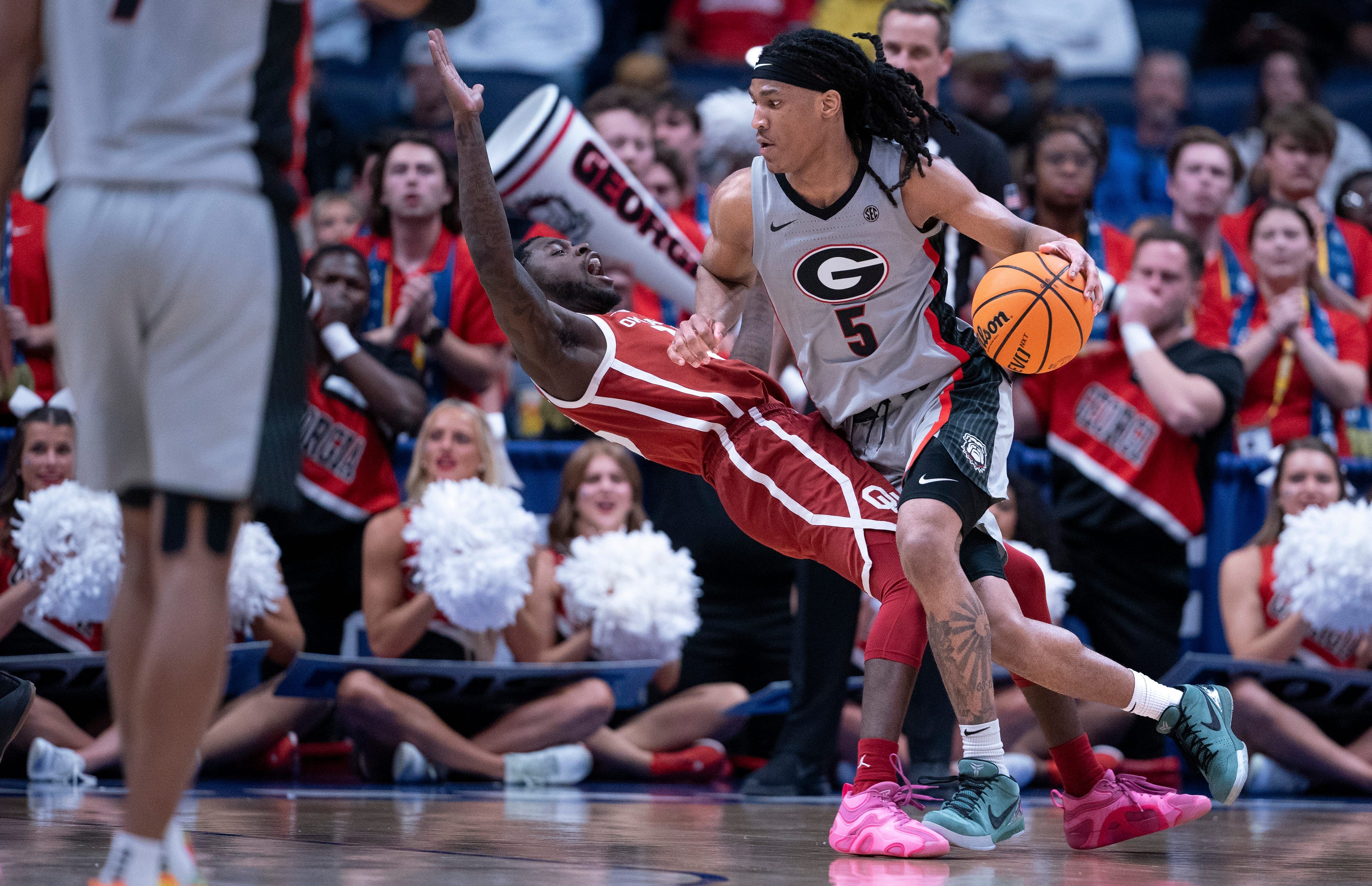 Duke Miles (15) during their first round game of the SEC - Source: Imagn